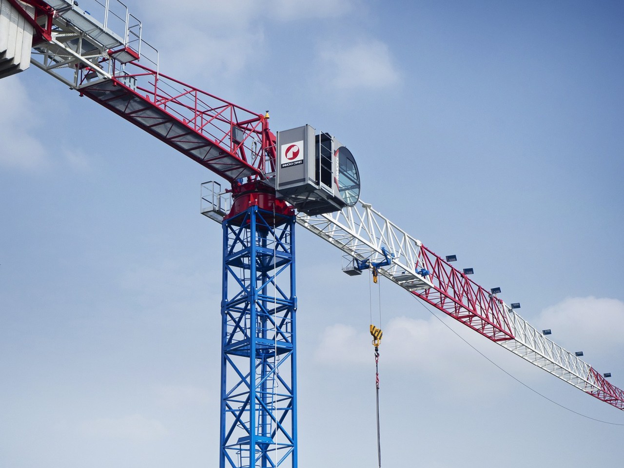 Self-Raising topless Tower Crane QTP250 construction machine