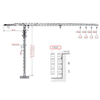 Self-Raising Tower Crane QTP180