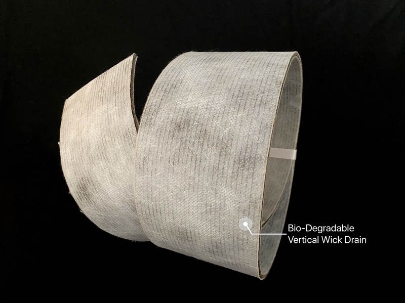 Bio-Degradable Vertical Wick Drain