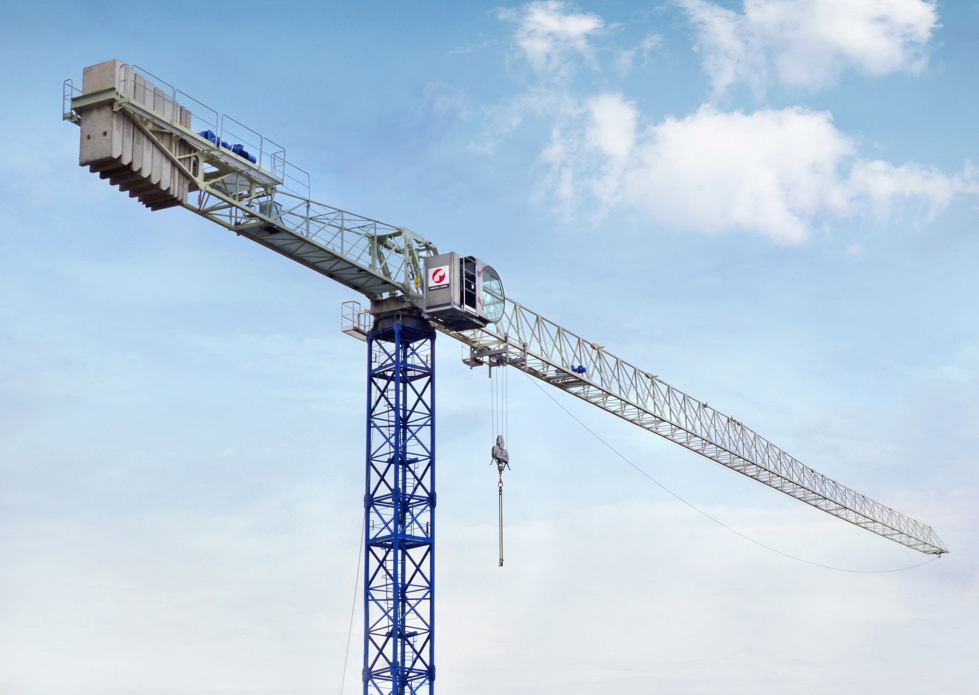 Self-Raising topless Tower Crane QTP250 construction machine