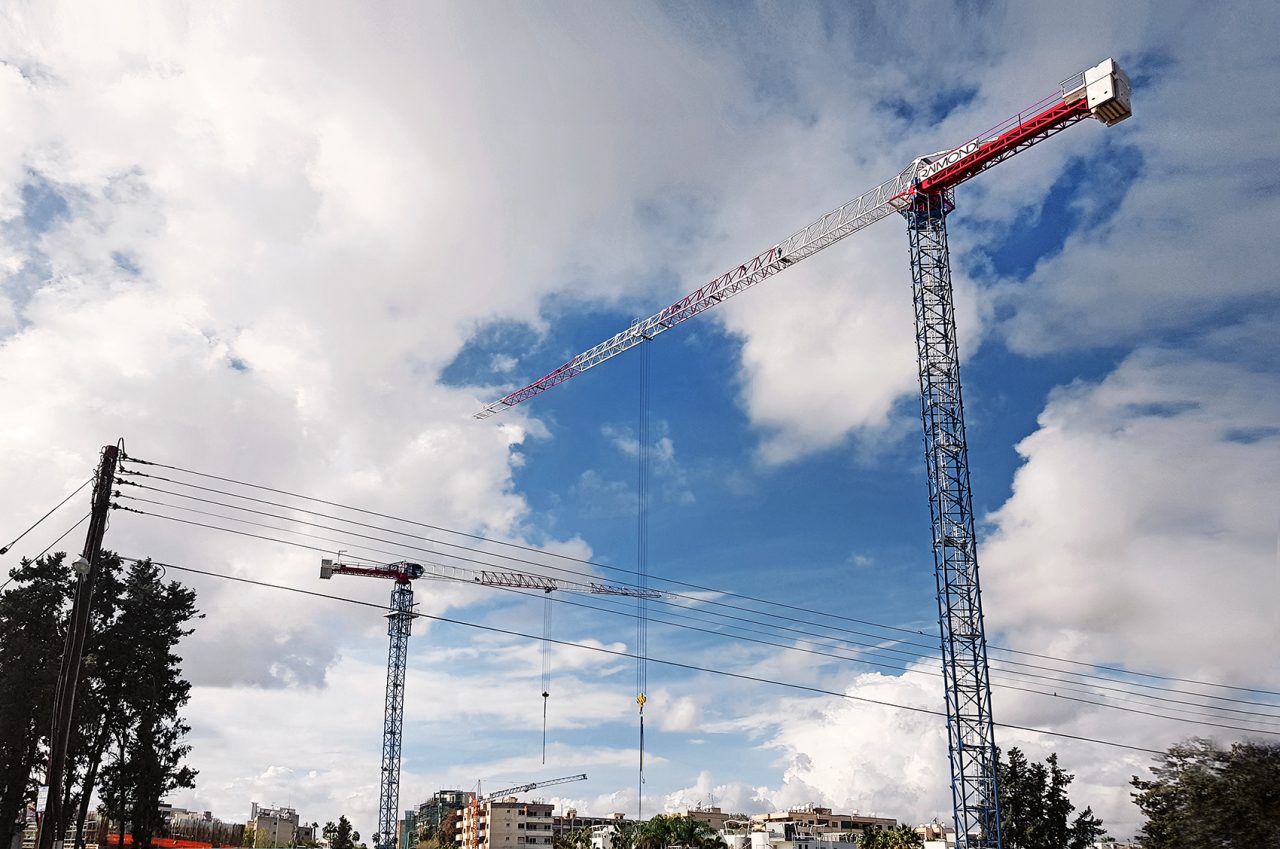 Self-Raising topless Tower Crane QTP250 construction machine
