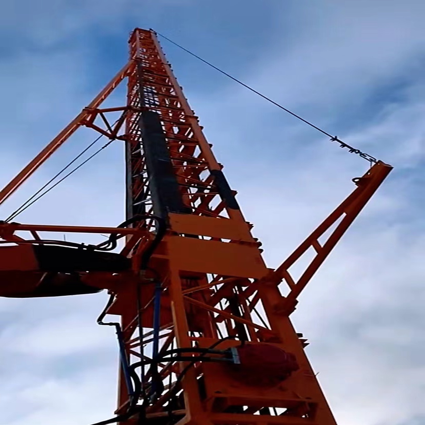 Winch Type Wick Drain Mast PVD Installation Machine PVD Rig