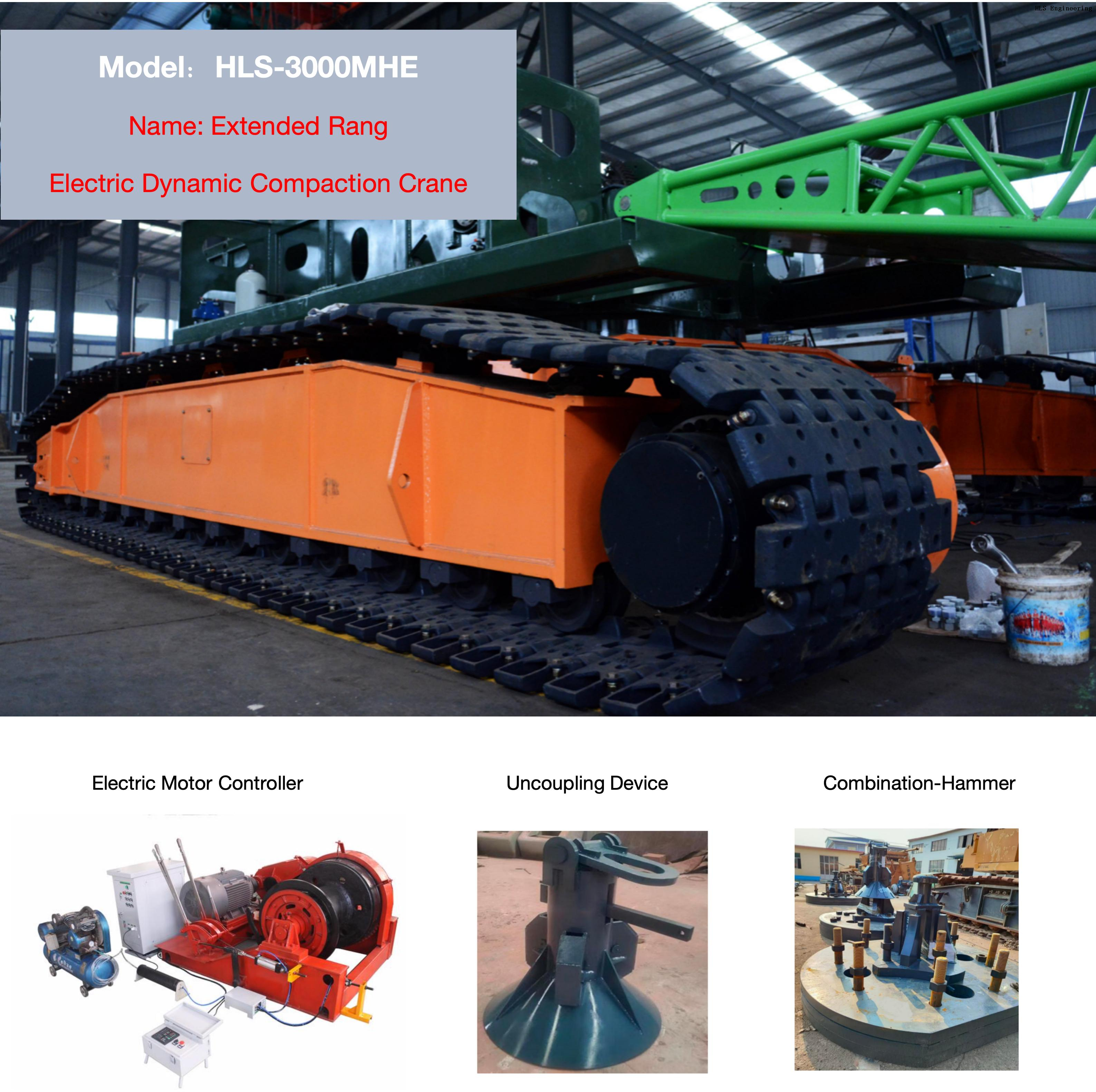 Extended Rang Eletric Dynamic Compaction Crane