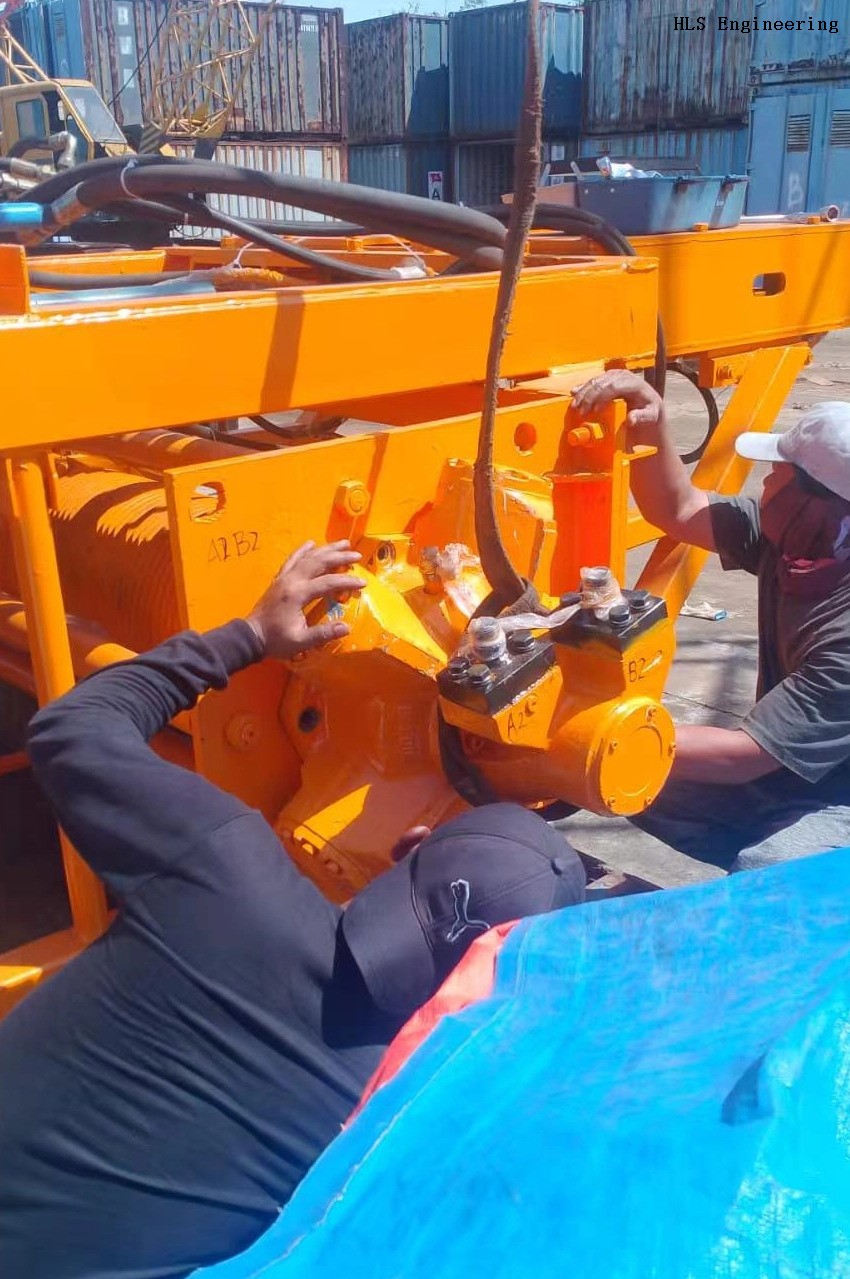 Winch Type Wick Drain Mast PVD Installation Machine PVD Rig